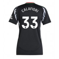 Arsenal Riccardo Calafiori #33 Vieraspaita Naiset 2024-25 Lyhythihainen